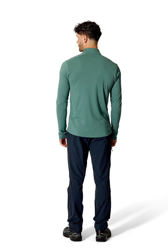 Men's Force Long-Sleeve Zip Top - Green