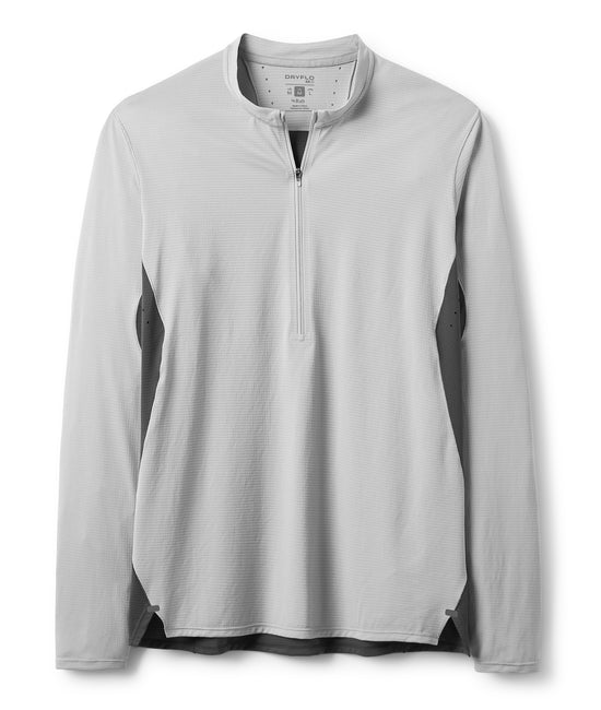 Men's Sonic Ultra Long-Sleeve Zip Top - Grey