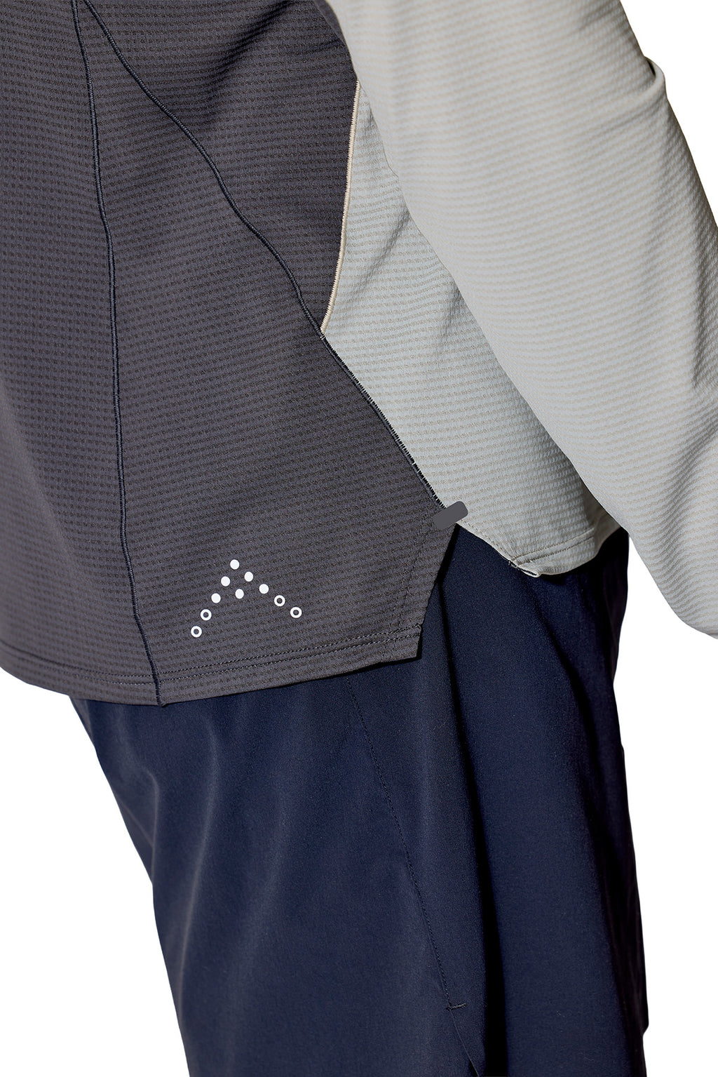 Men's Sonic Ultra Long-Sleeve Zip Top - Grey