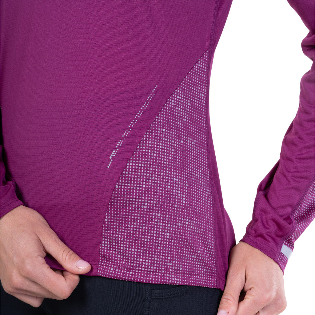 Women's Tech Reflect Long-Sleeve T-Shirt - Purple