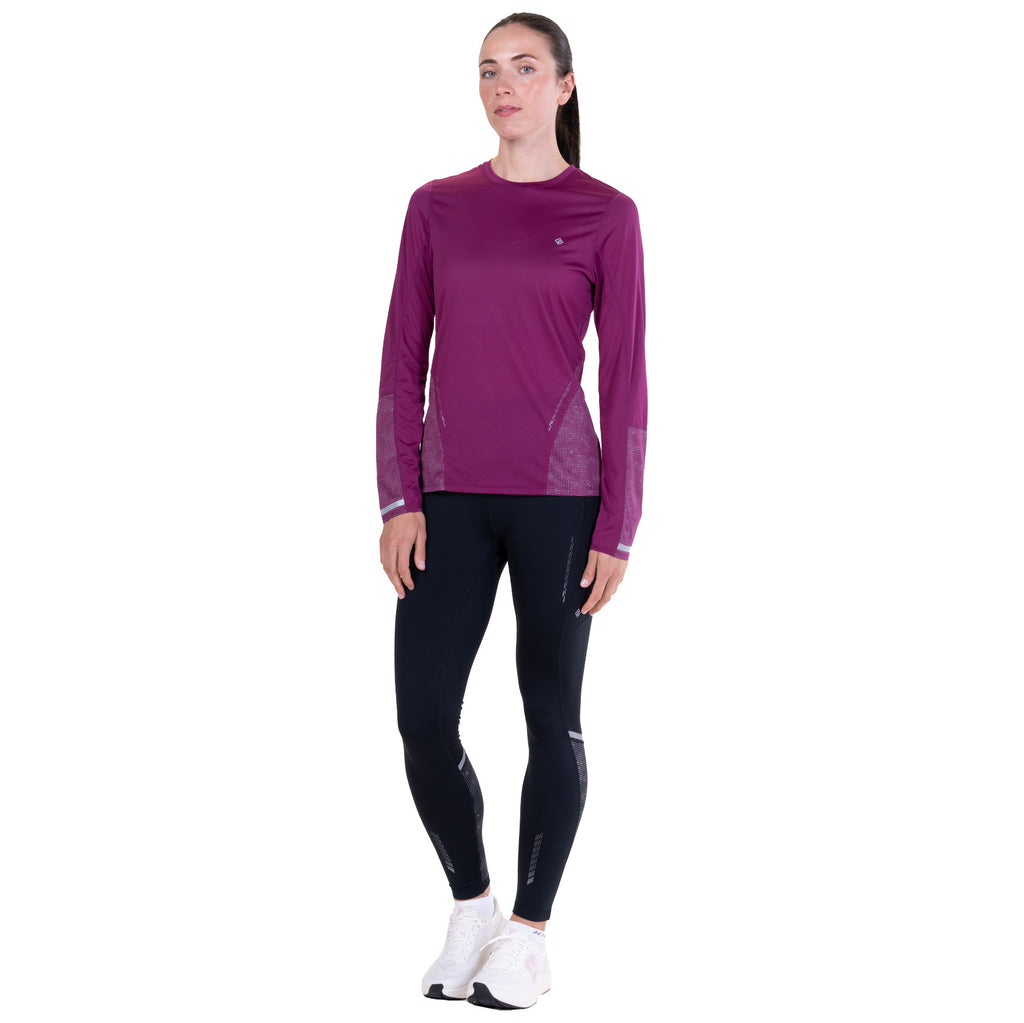 Women's Tech Reflect Long-Sleeve T-Shirt - Purple