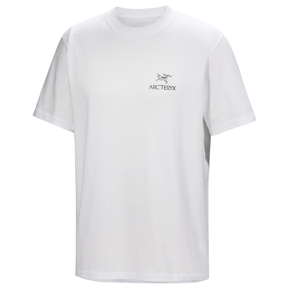 Men's Kragg SL Cotton Bird Word Short-Sleeve T-Shirt - White Light / Black