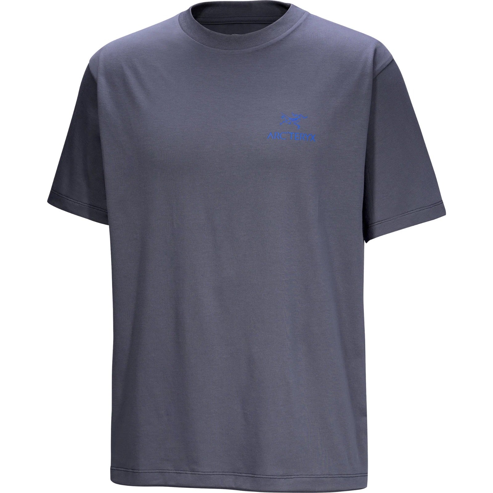 Men's Kragg SL Cotton Bird Word Short-Sleeve T-Shirt - DK Stratus / Fluidity