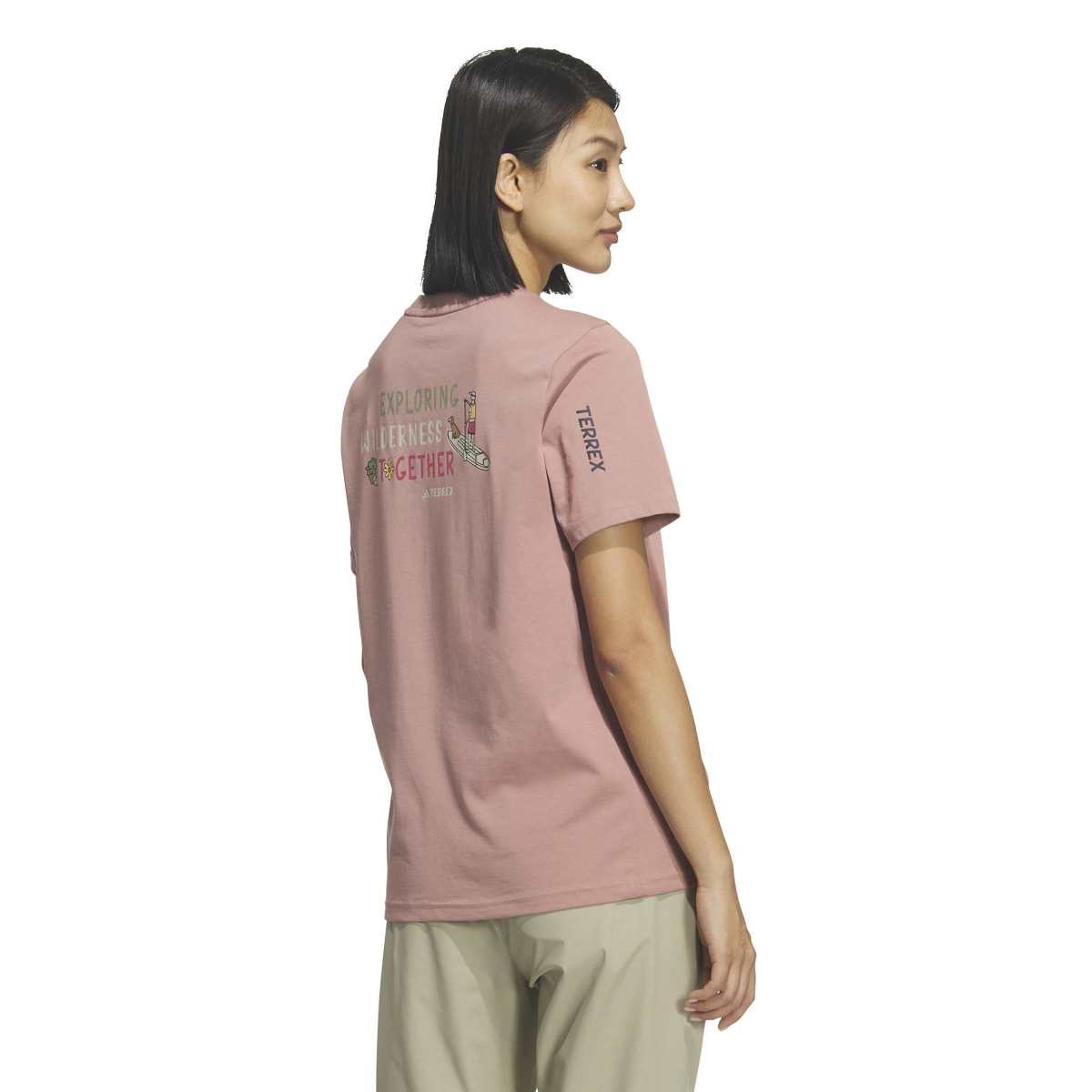 Women's Multi Graphic T-Shirt - Pink