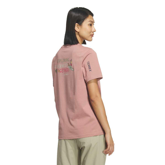 Women's Multi Graphic T-Shirt - Pink
