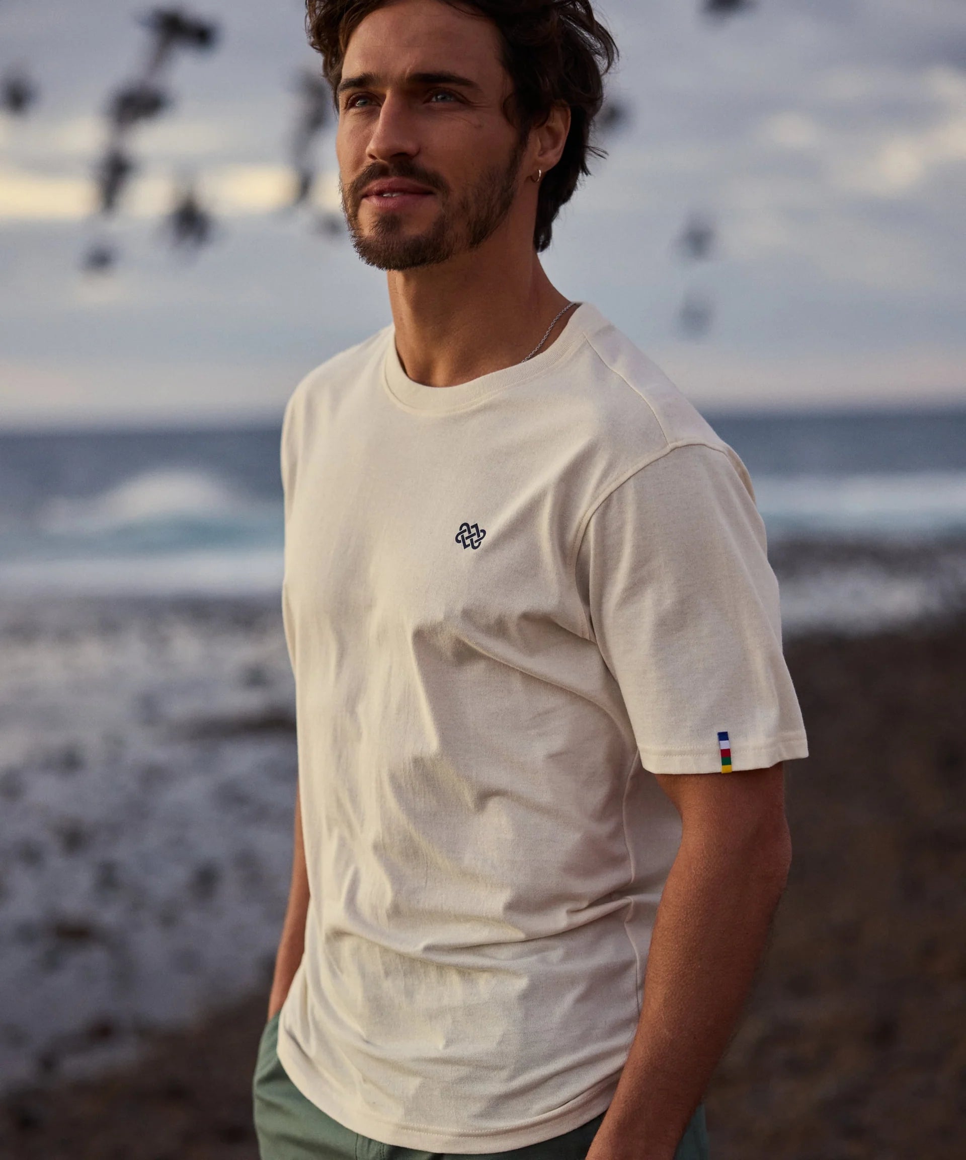 Men's Jutnu Himalayan T-Shirt - Cream