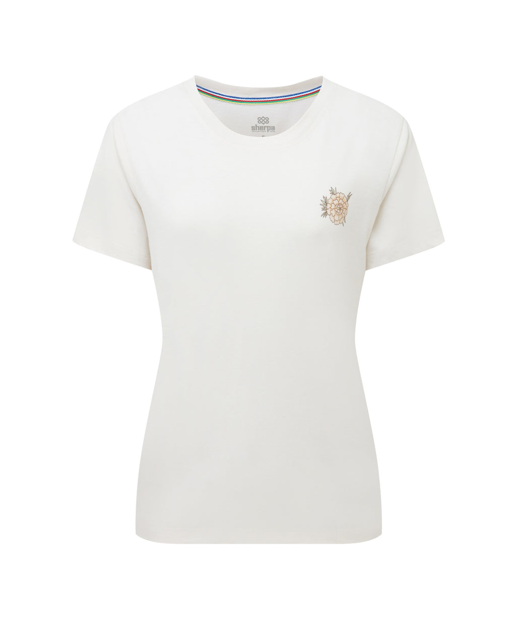 Women's Bali Mountain T-Shirt - Cream