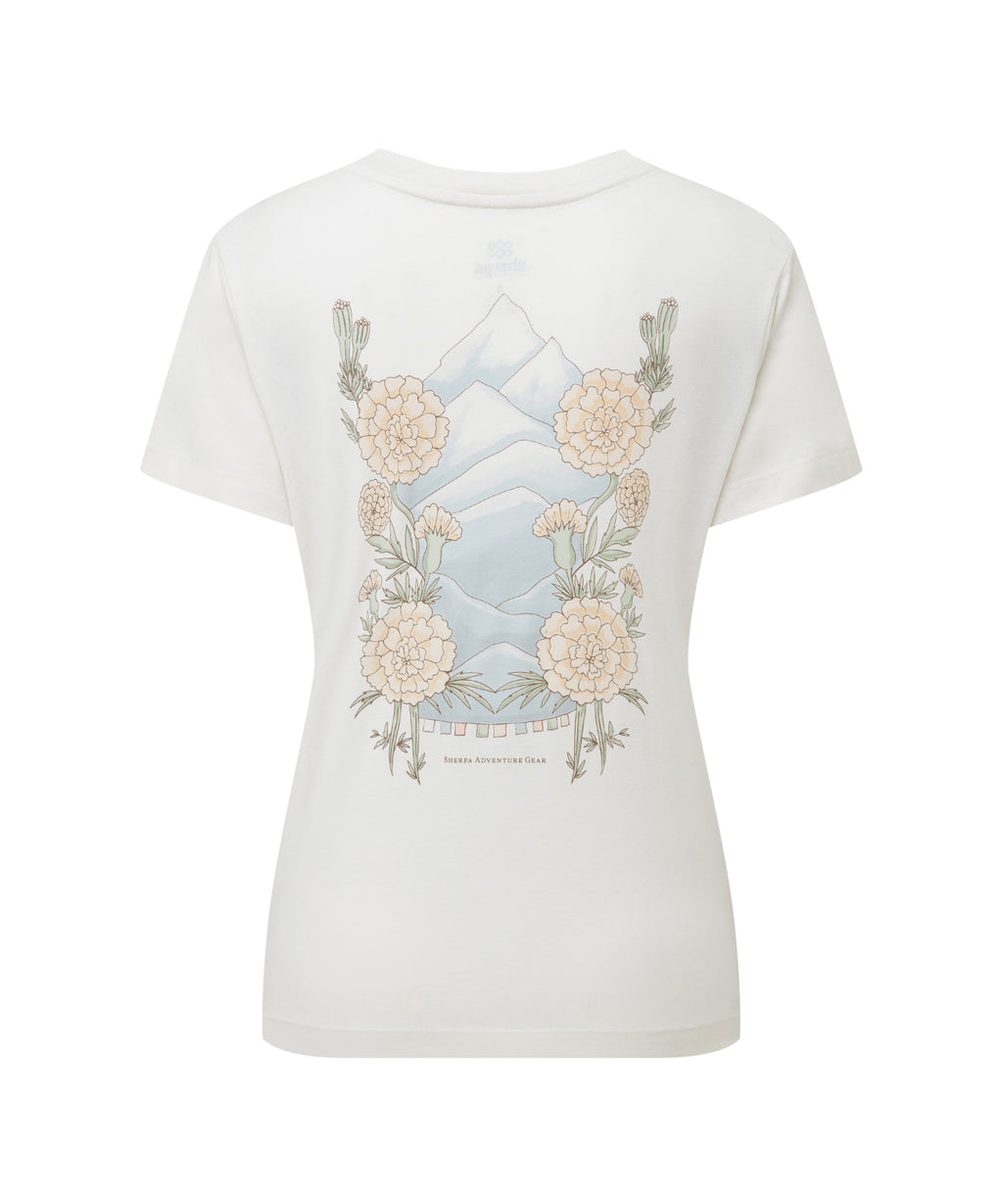 Women's Bali Mountain T-Shirt - Cream