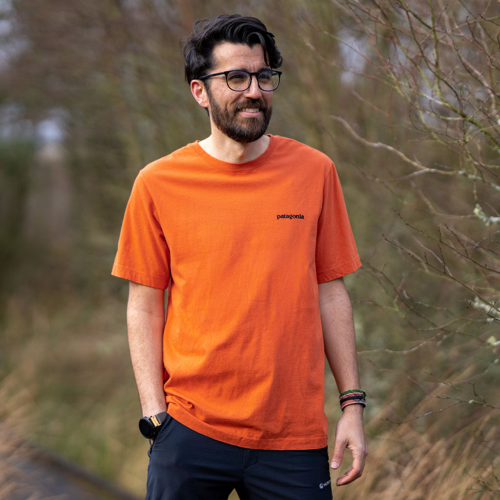 Men's P-6 Logo T-Shirt - Orange