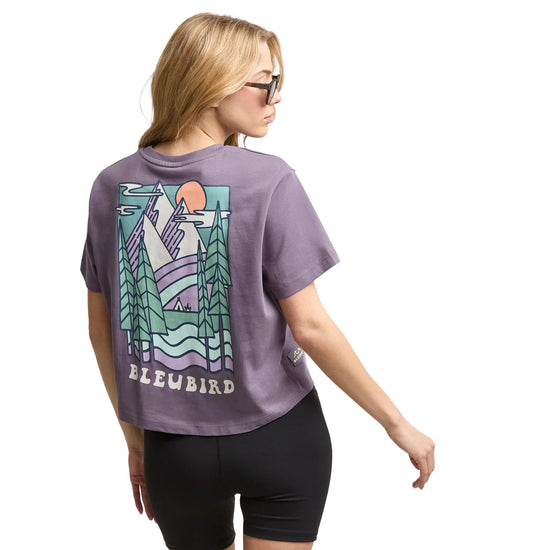 Women's Trailhead Cropped T-Shirt - Purple