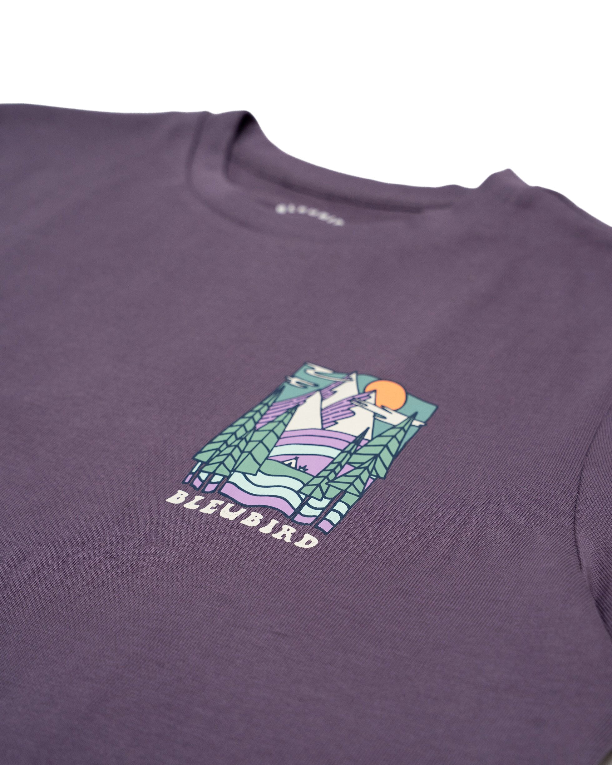 Women's Trailhead Cropped T-Shirt - Purple