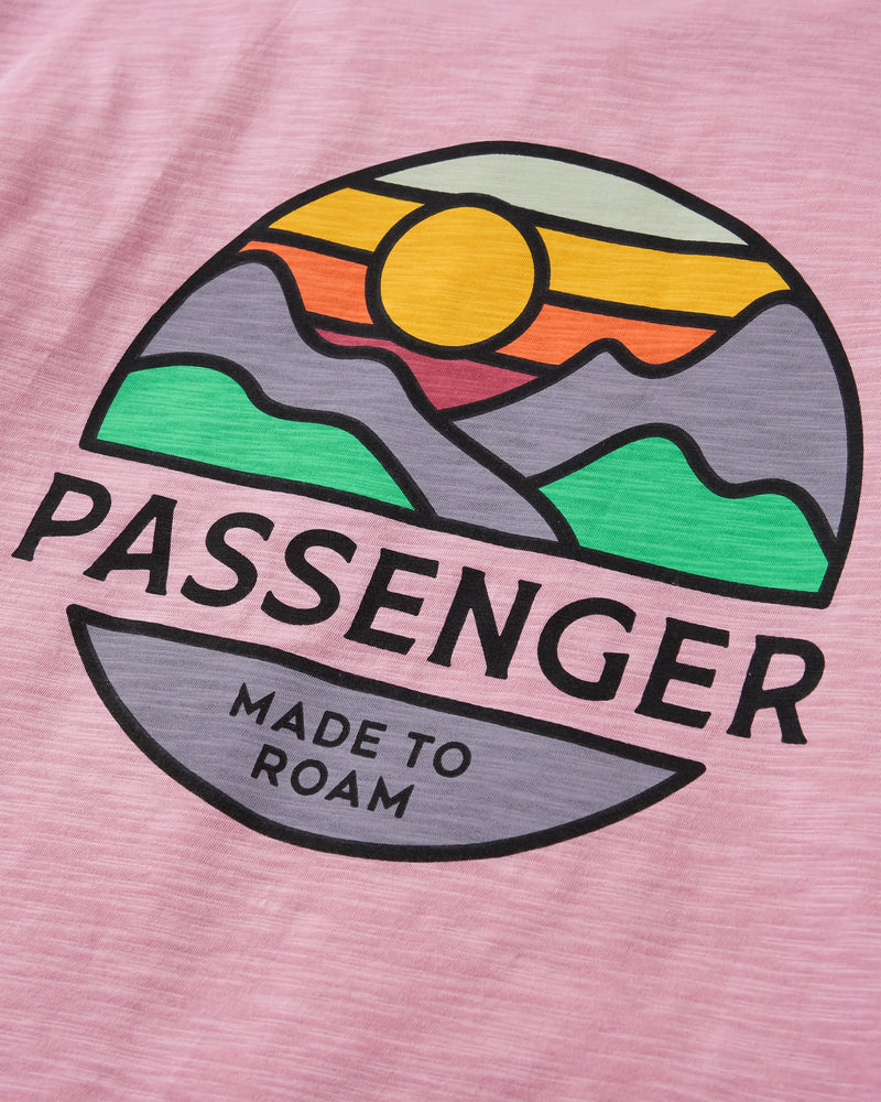 Women's Laidback Cotton T-Shirt - Pink