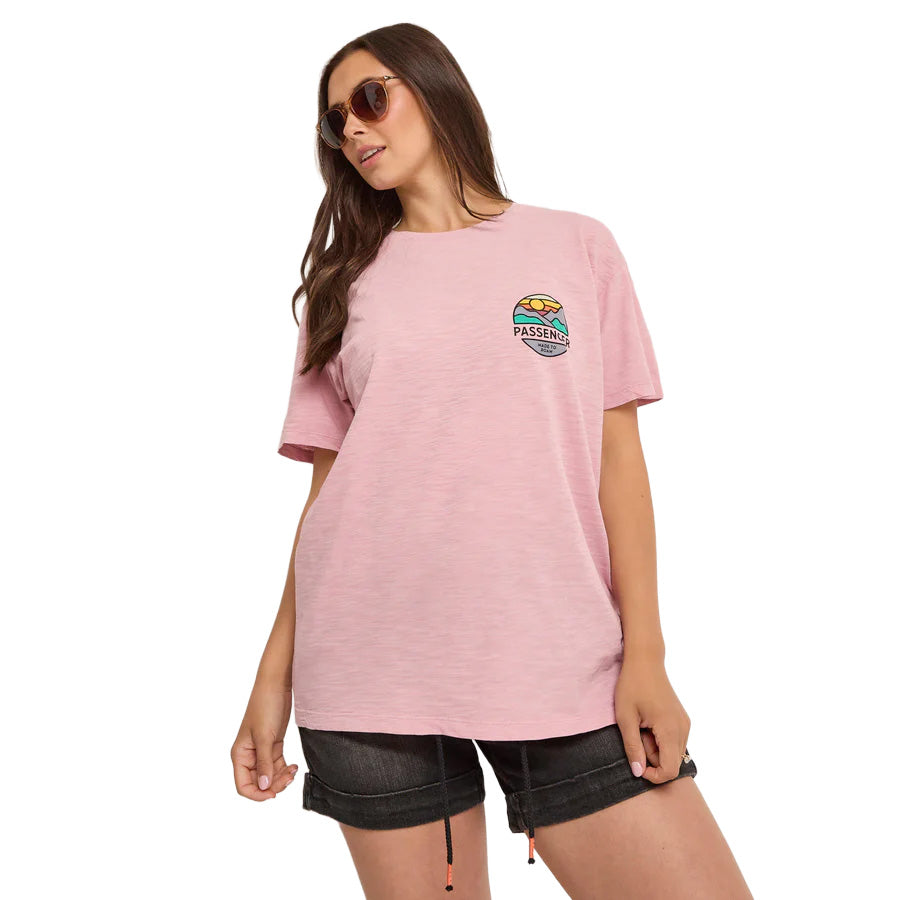 Women's Laidback Cotton T-Shirt - Pink
