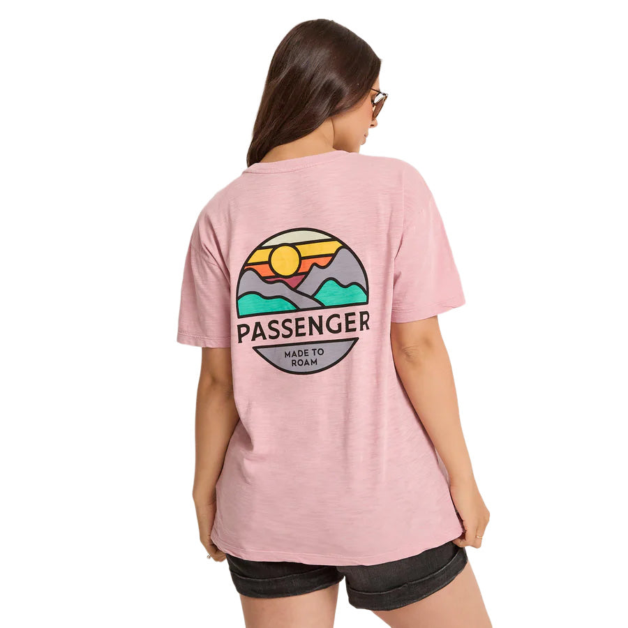 Women's Laidback Cotton T-Shirt - Pink