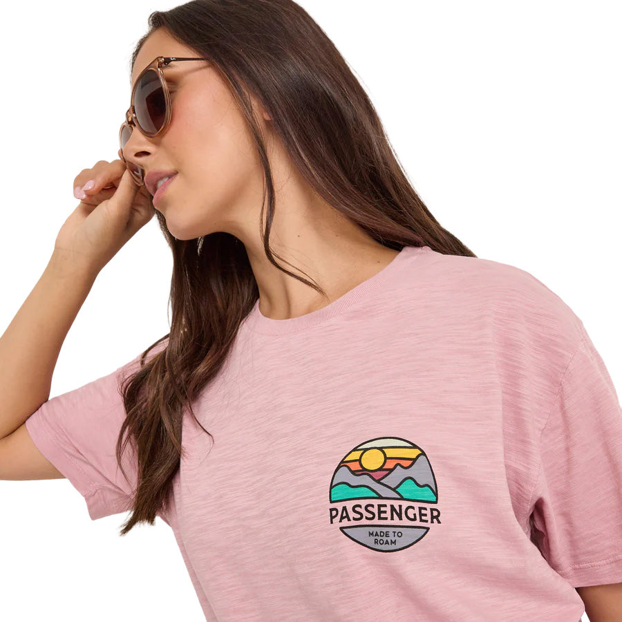 Women's Laidback Cotton T-Shirt - Pink