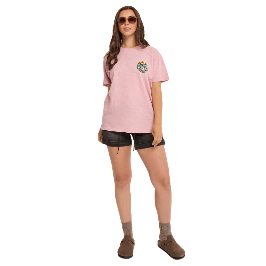 Women's Laidback Cotton T-Shirt - Pink