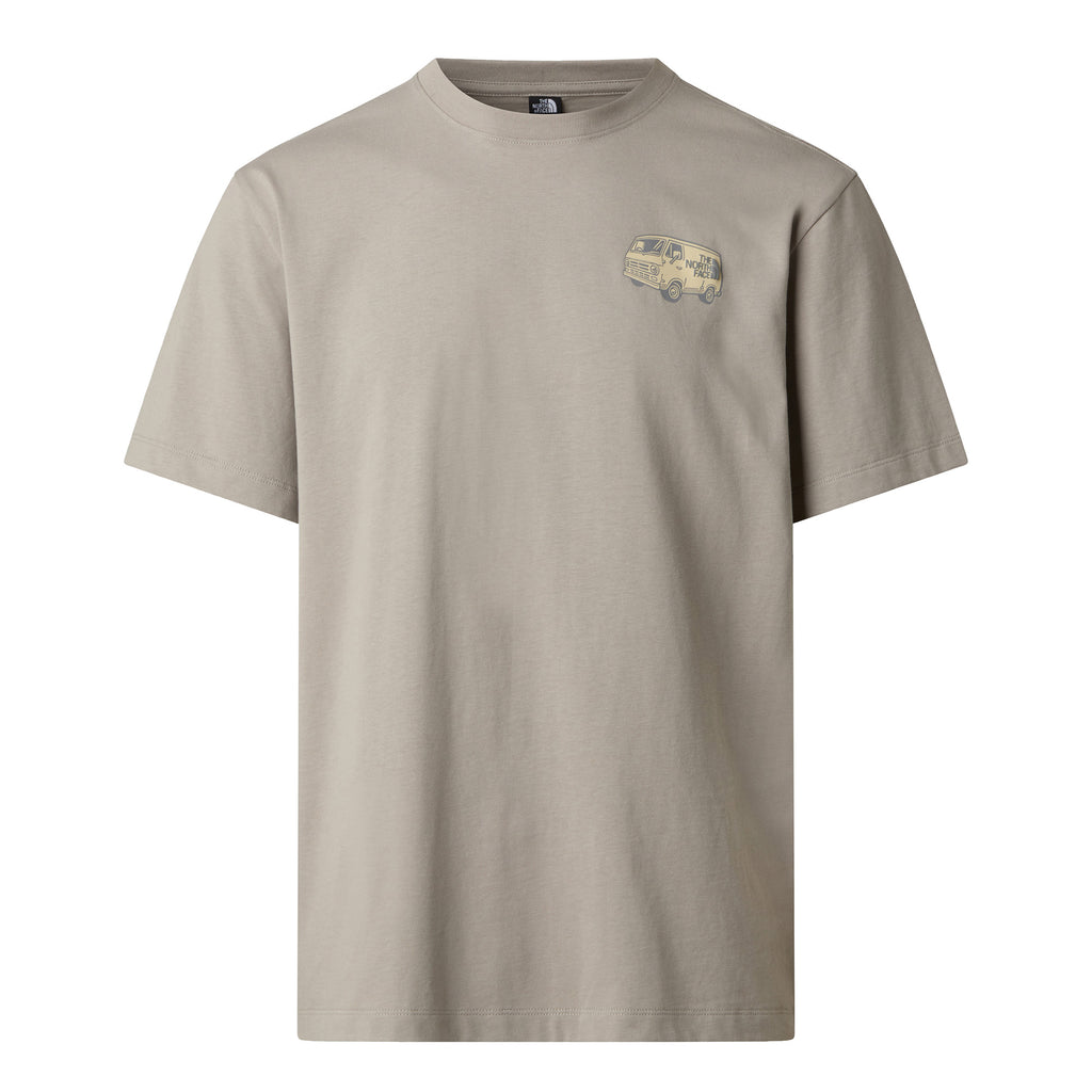 Men's Van Life Relaxed Graphic T-Shirt - Beige