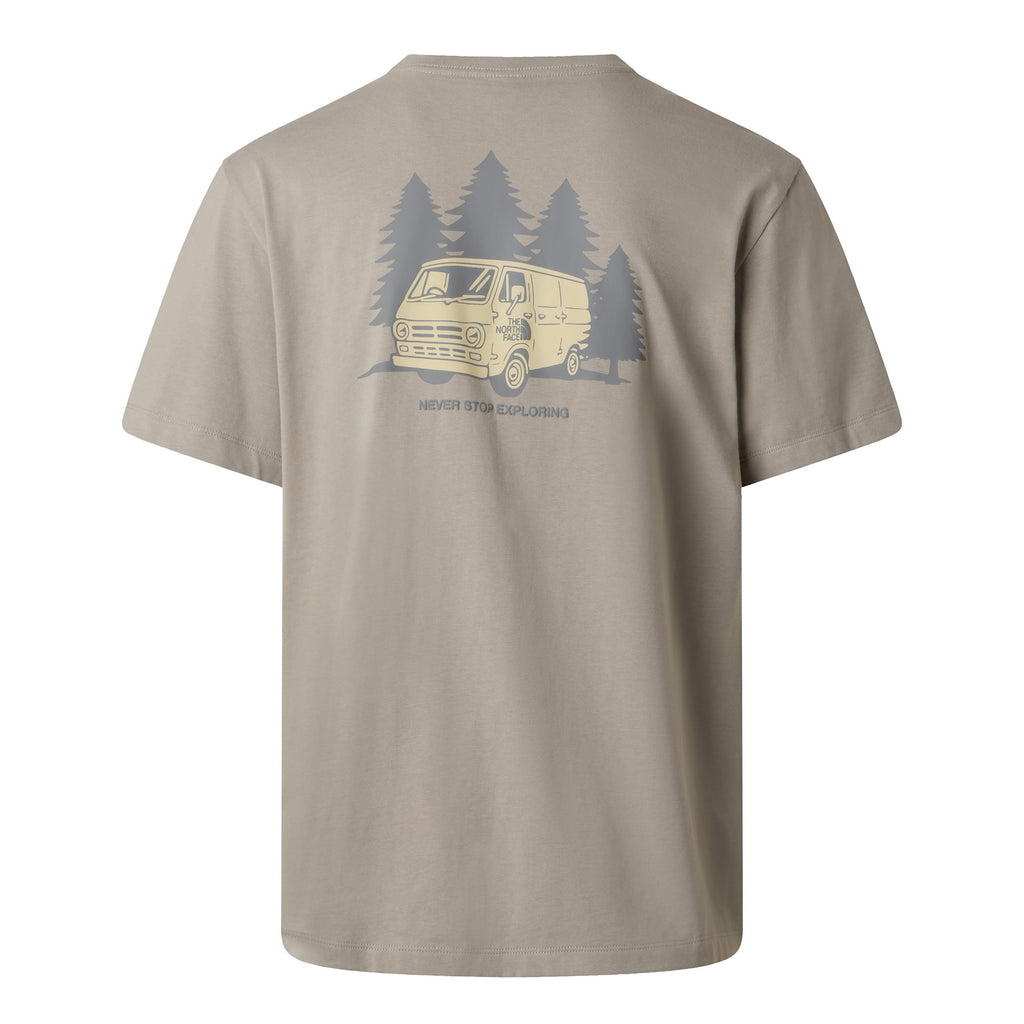 Men's Van Life Relaxed Graphic T-Shirt - Beige