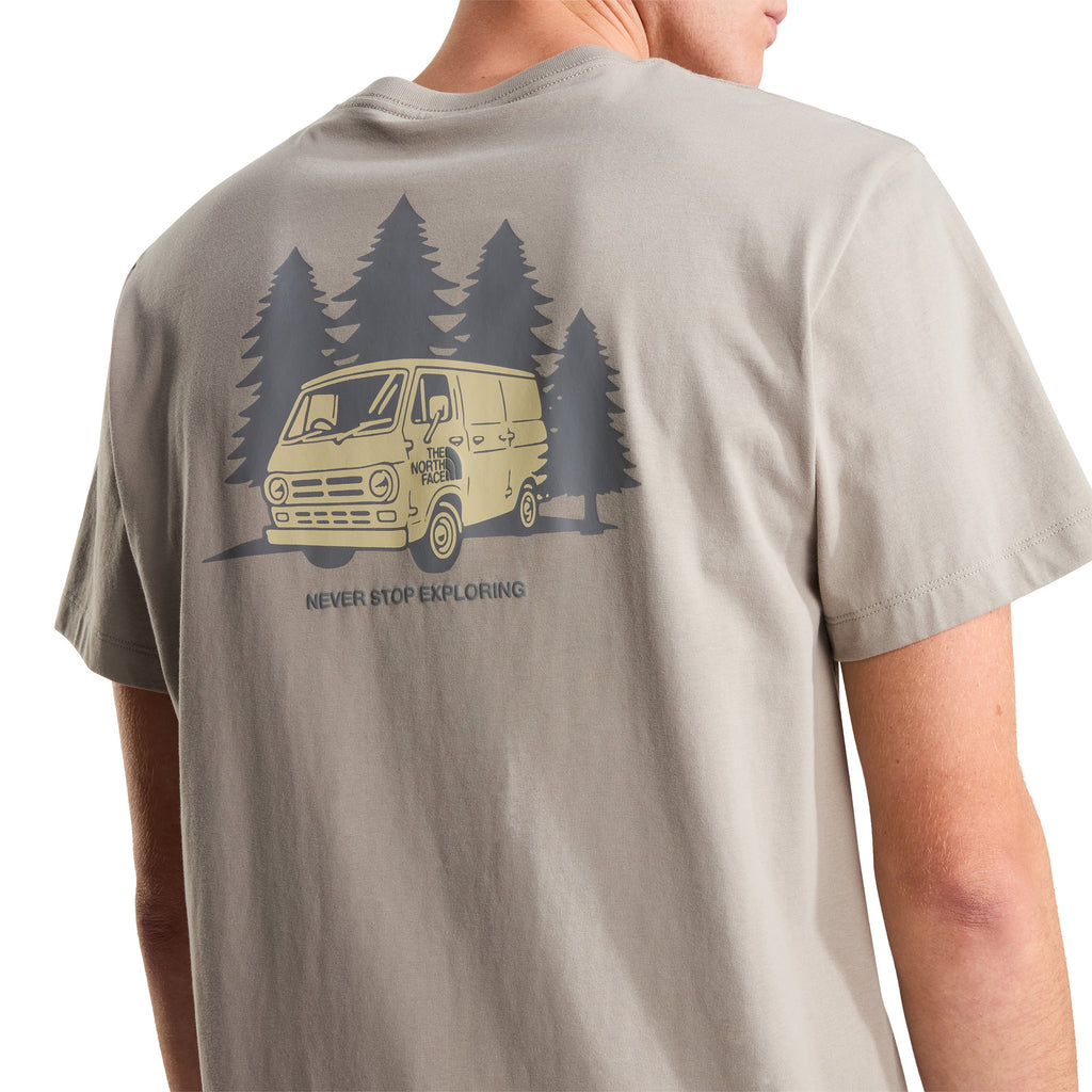 Men's Van Life Relaxed Graphic T-Shirt - Beige