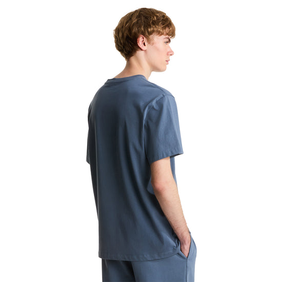 Men's Essential Centre Logo Relaxed T-Shirt - Grey