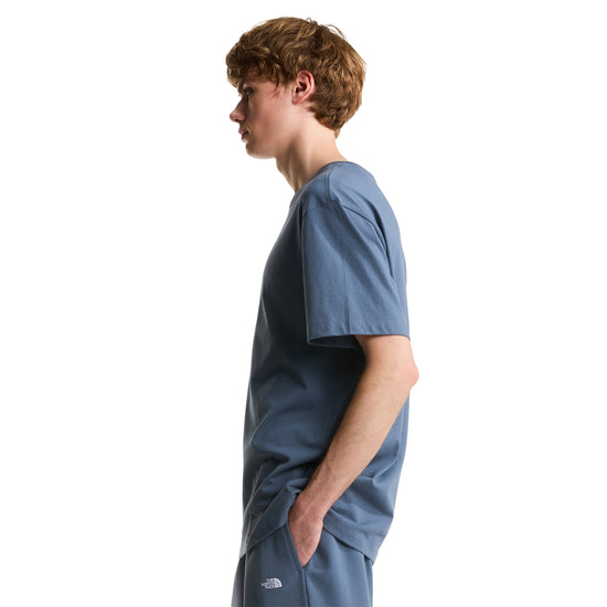 Men's Essential Centre Logo Relaxed T-Shirt - Grey
