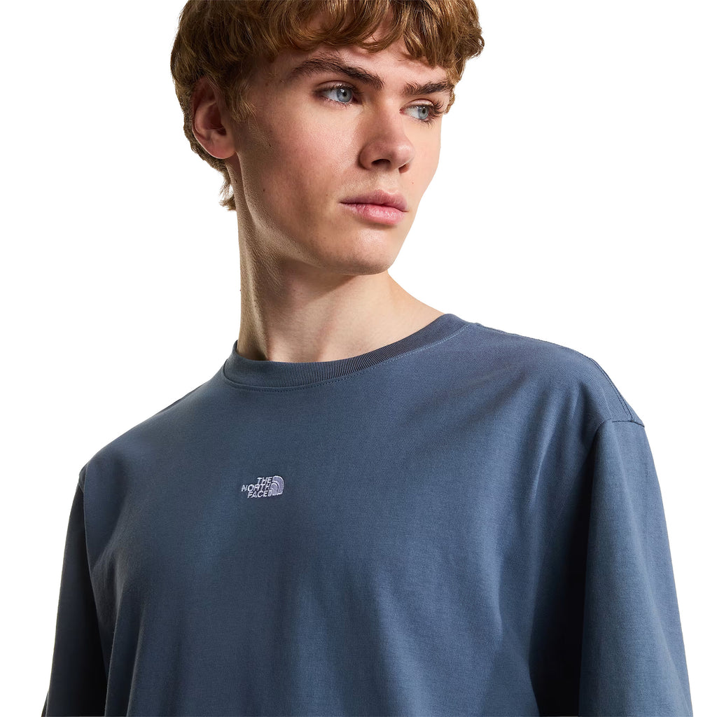 Men's Essential Centre Logo Relaxed T-Shirt - Grey