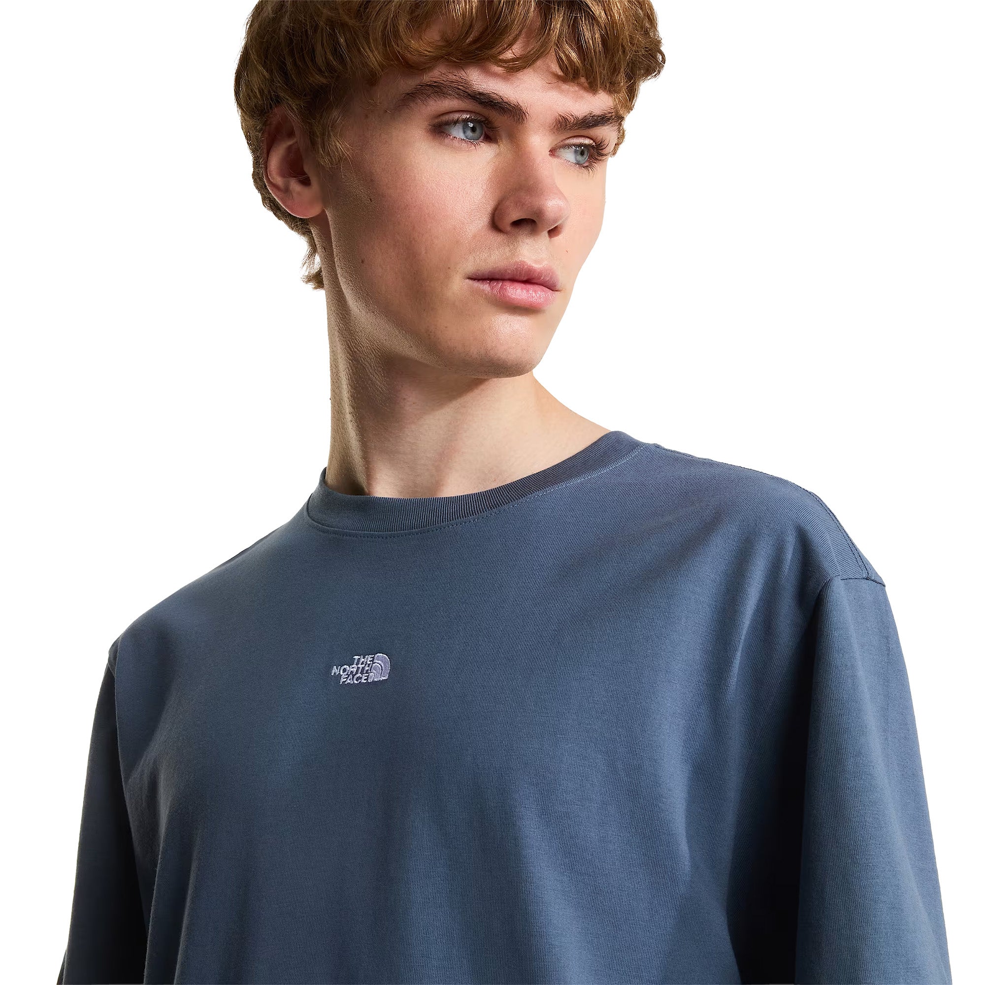 Men's Essential Centre Logo Relaxed T-Shirt - Grey