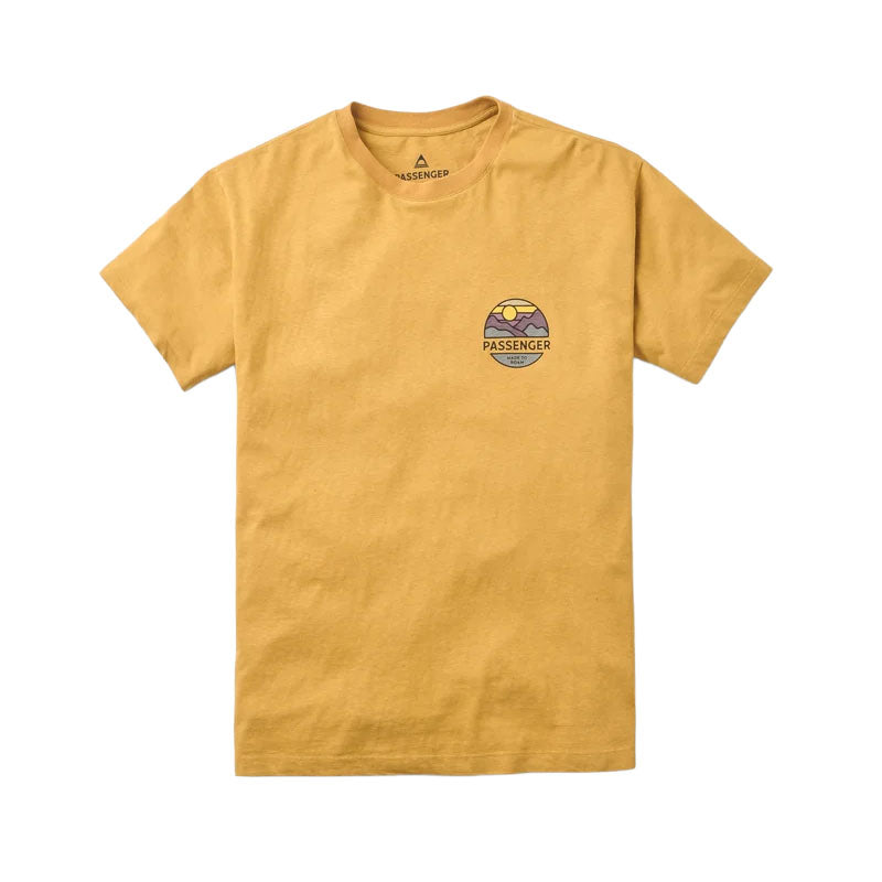 Men's Laidback Cotton T-Shirt - Yellow