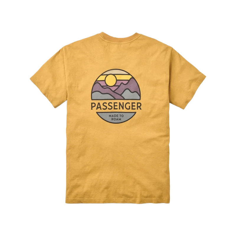 Men's Laidback Cotton T-Shirt - Yellow