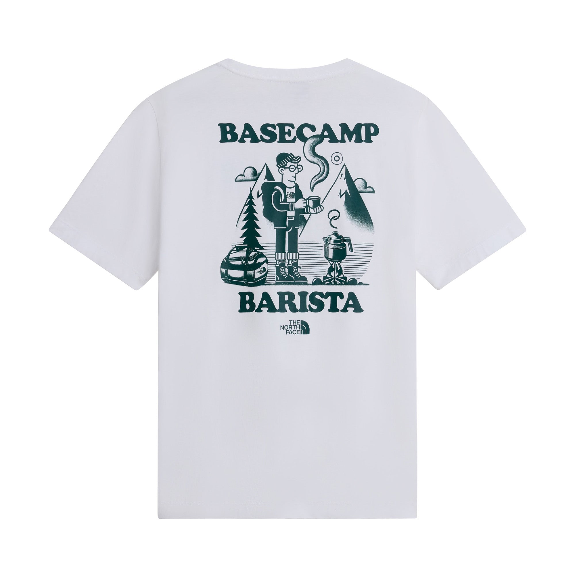 Men's Basecamp Barista Relaxed Graphic T-Shirt - White