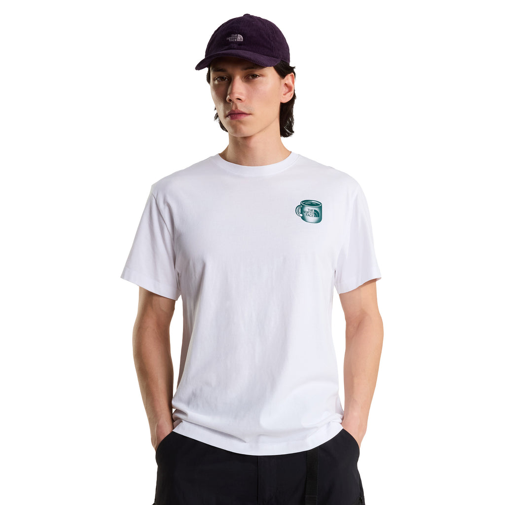 Men's Basecamp Barista Relaxed Graphic T-Shirt - White