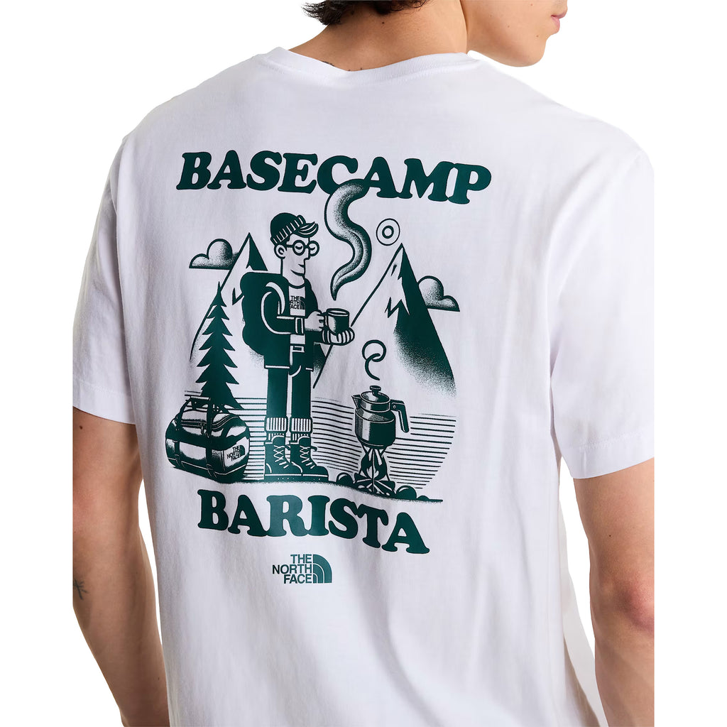 Men's Basecamp Barista Relaxed Graphic T-Shirt - White