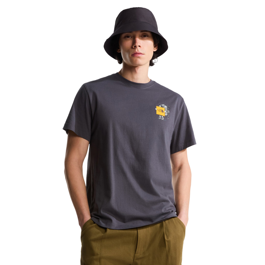 Men's Gear Up Get Out Relaxed Graphic T-Shirt - Grey