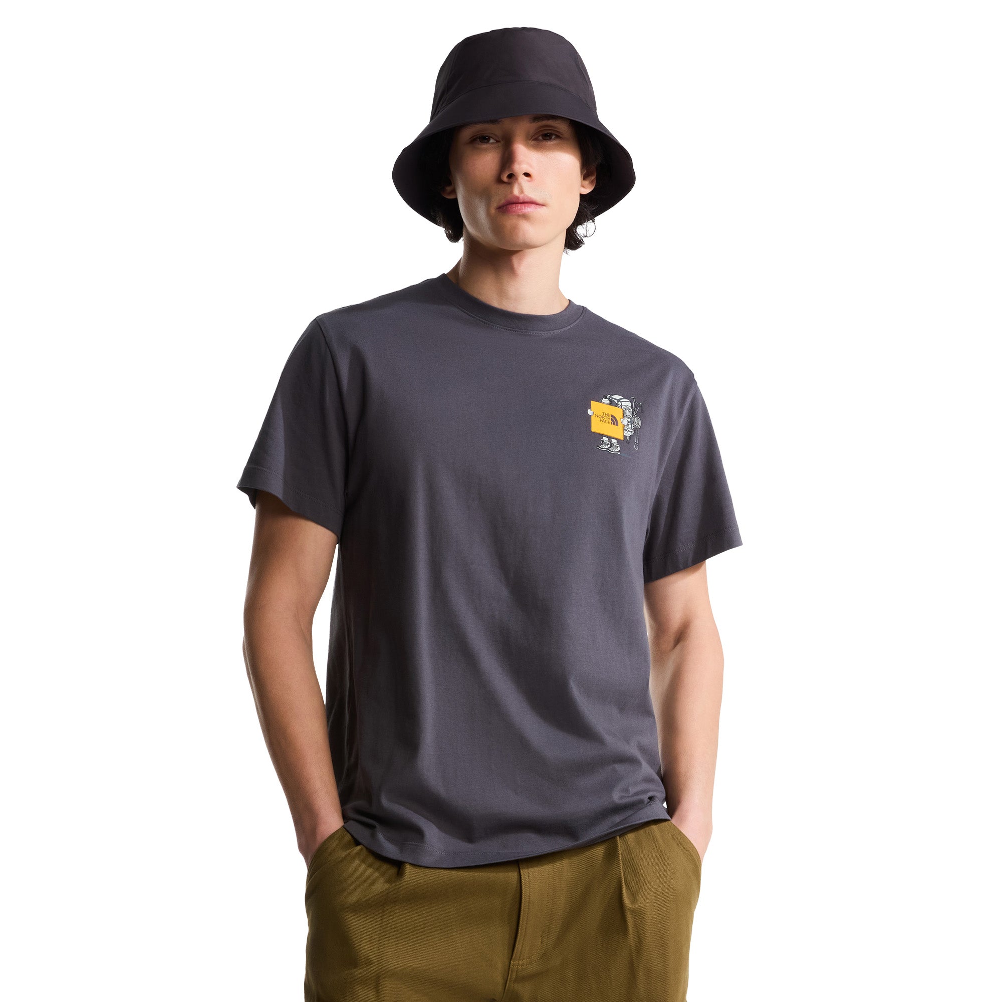 Men's Gear Up Get Out Relaxed Graphic T-Shirt - Grey