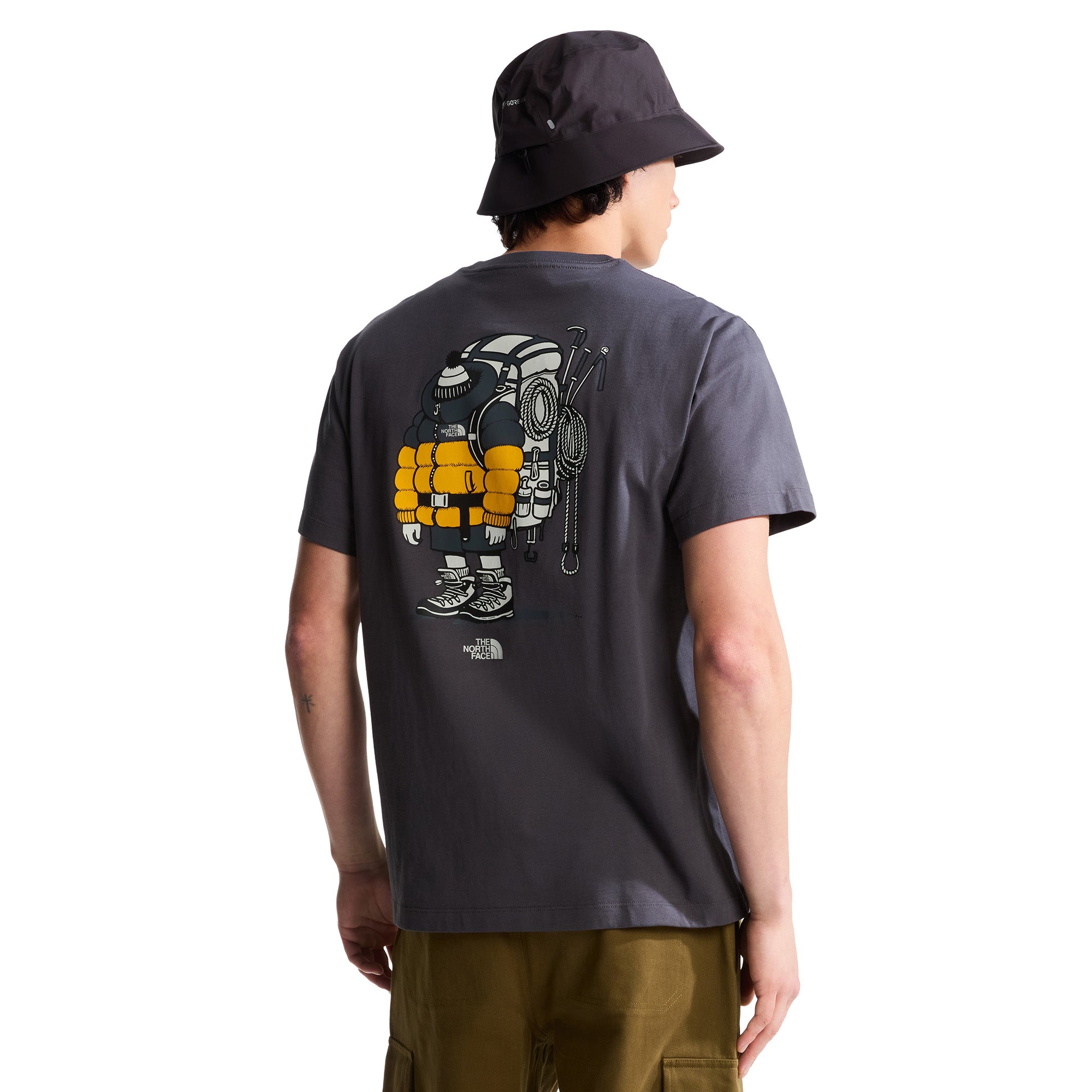 Men's Gear Up Get Out Relaxed Graphic T-Shirt - Grey