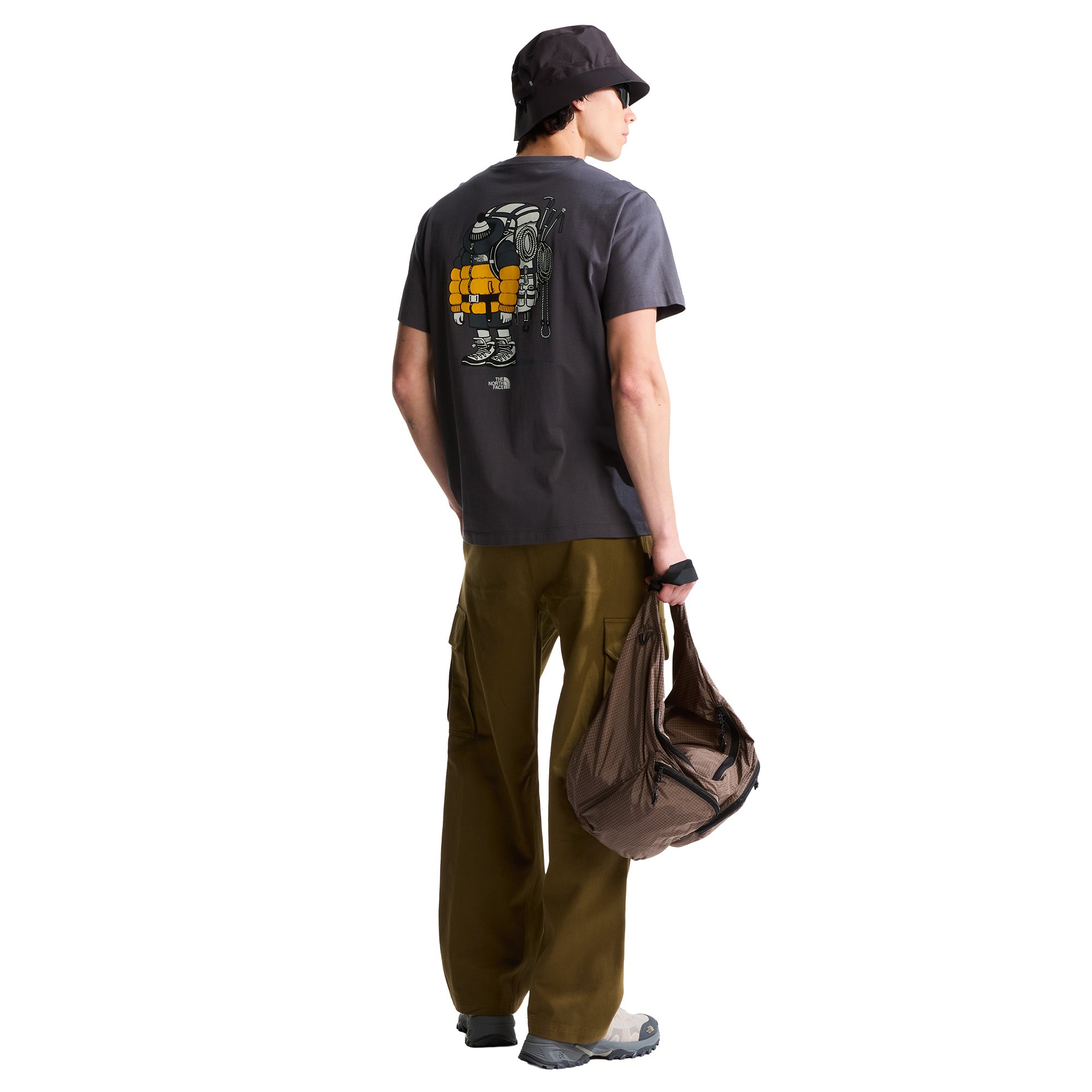 Men's Gear Up Get Out Relaxed Graphic T-Shirt - Grey