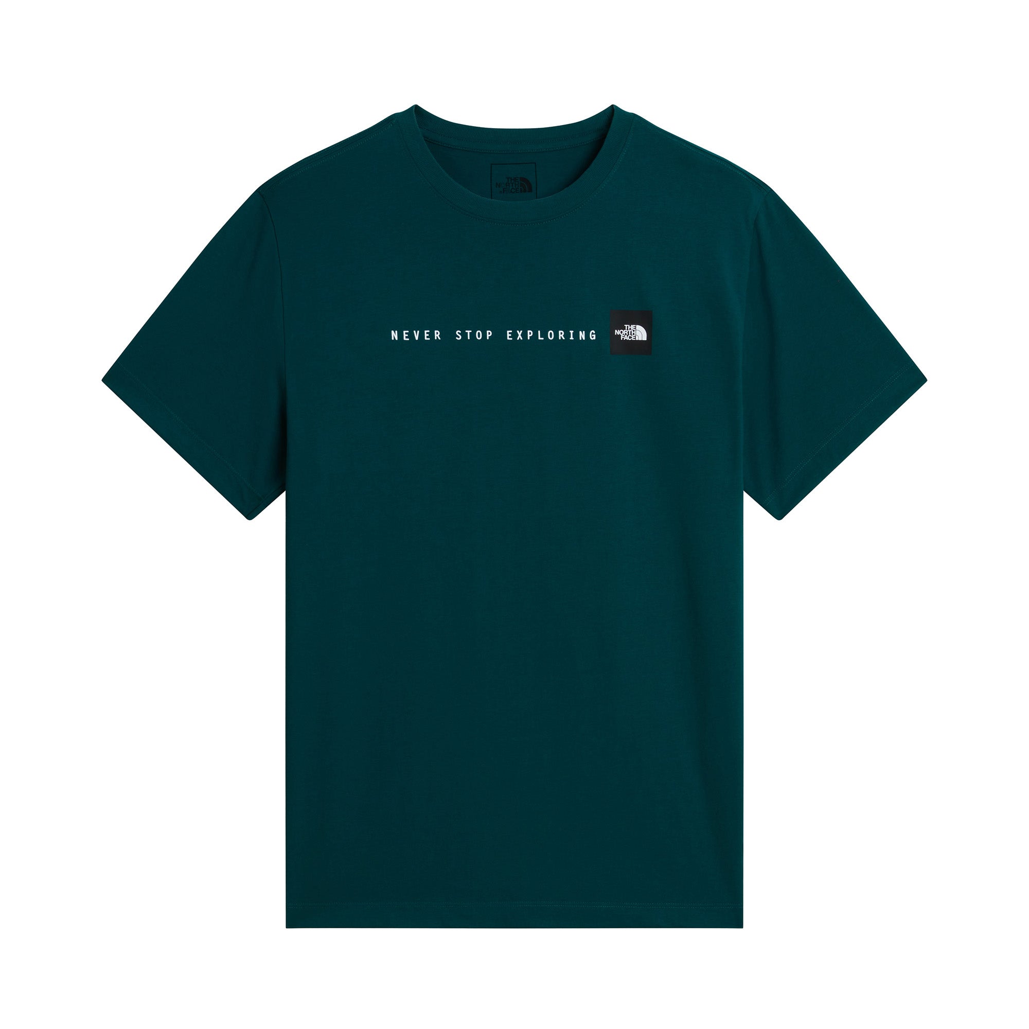 Men's Never Stop Exploring Regular Graphic T-Shirt - Teal