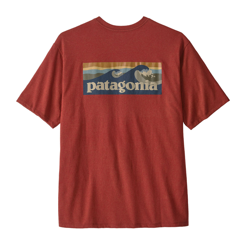 Men's Boardshort Logo Pocket Responsibili-Tee® T-Shirt - Red