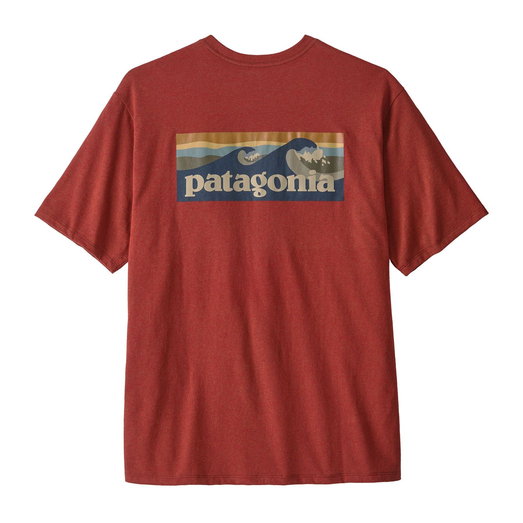 Men's Boardshort Logo Pocket Responsibili-Tee® T-Shirt - Red