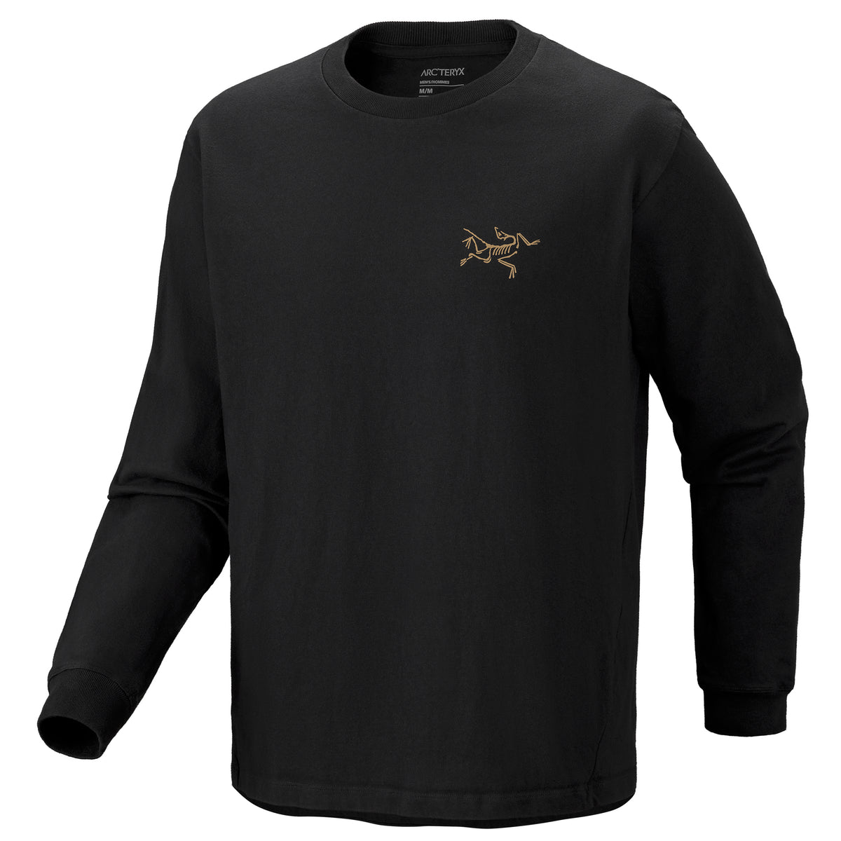 Men's Kragg Cotton Long-Sleeve T-Shirt - 24K Black