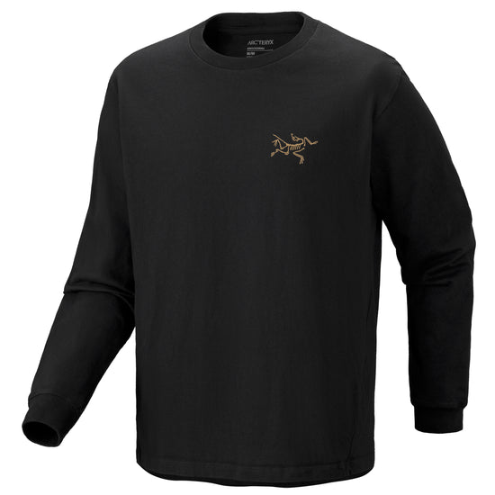 Men's Kragg Cotton Long-Sleeve T-Shirt - 24K Black