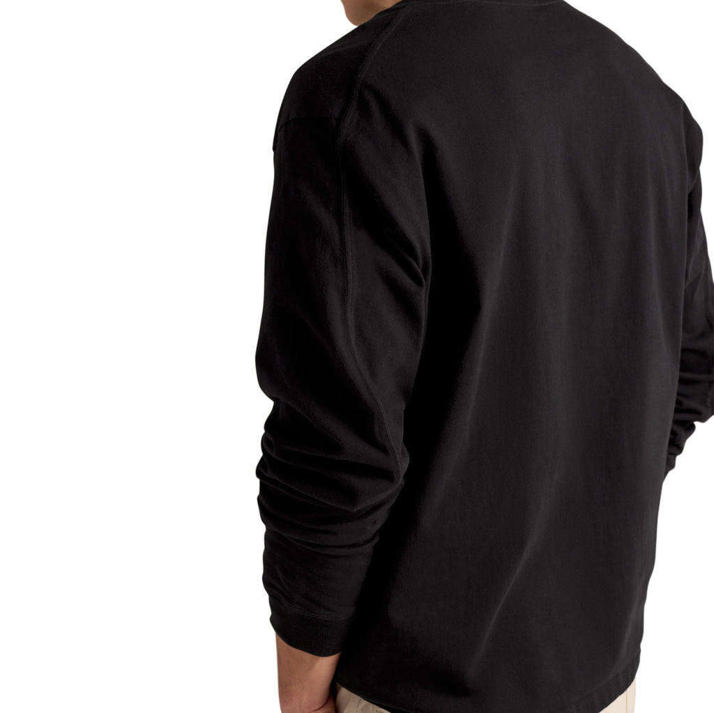 Men's Kragg Cotton Long-Sleeve T-Shirt - 24K Black