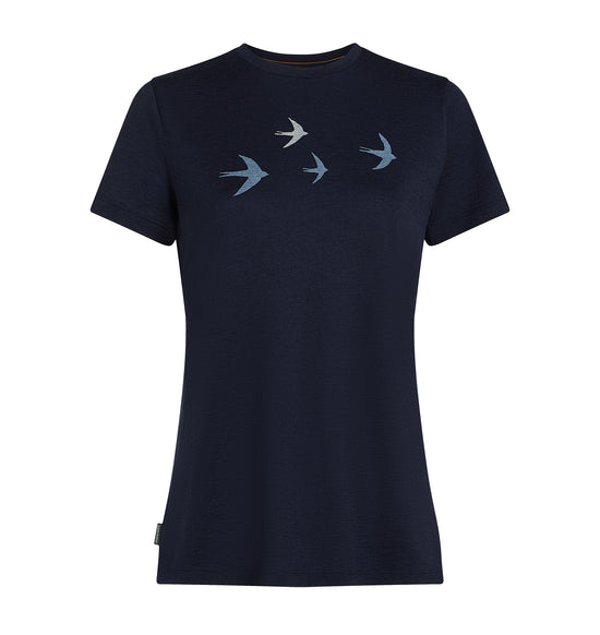 Women's 150 Tech Lite T-Shirt - Bird Transit / Navy