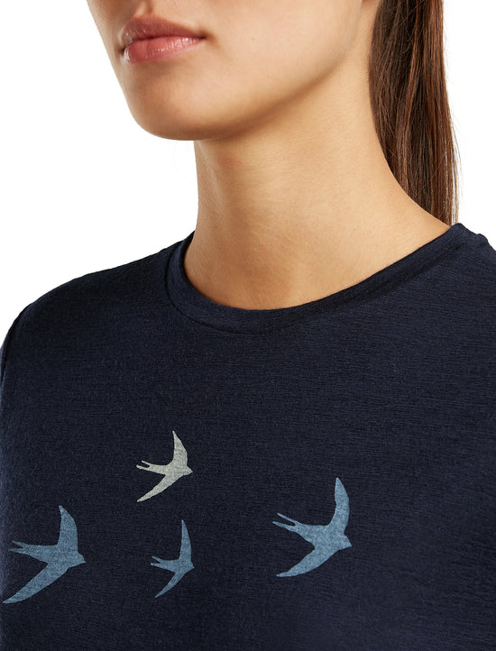 Women's 150 Tech Lite T-Shirt - Bird Transit / Navy