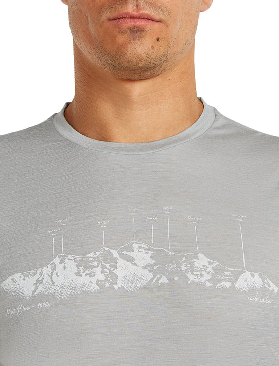 Men's 150 Tech Lite T-Shirt - The Peaks / Grey