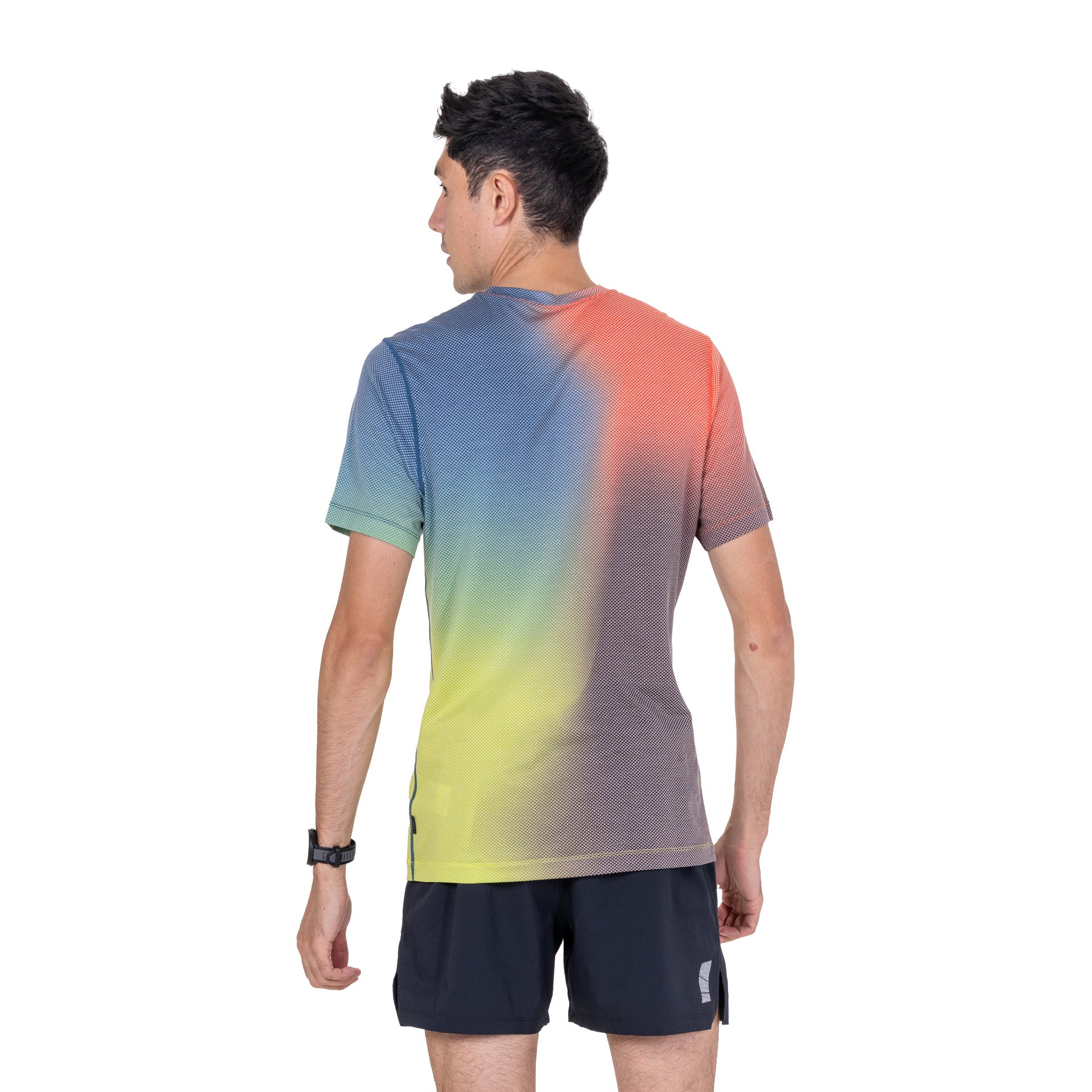 Men's Tech Golden Hour T-Shirt - Red / Multi