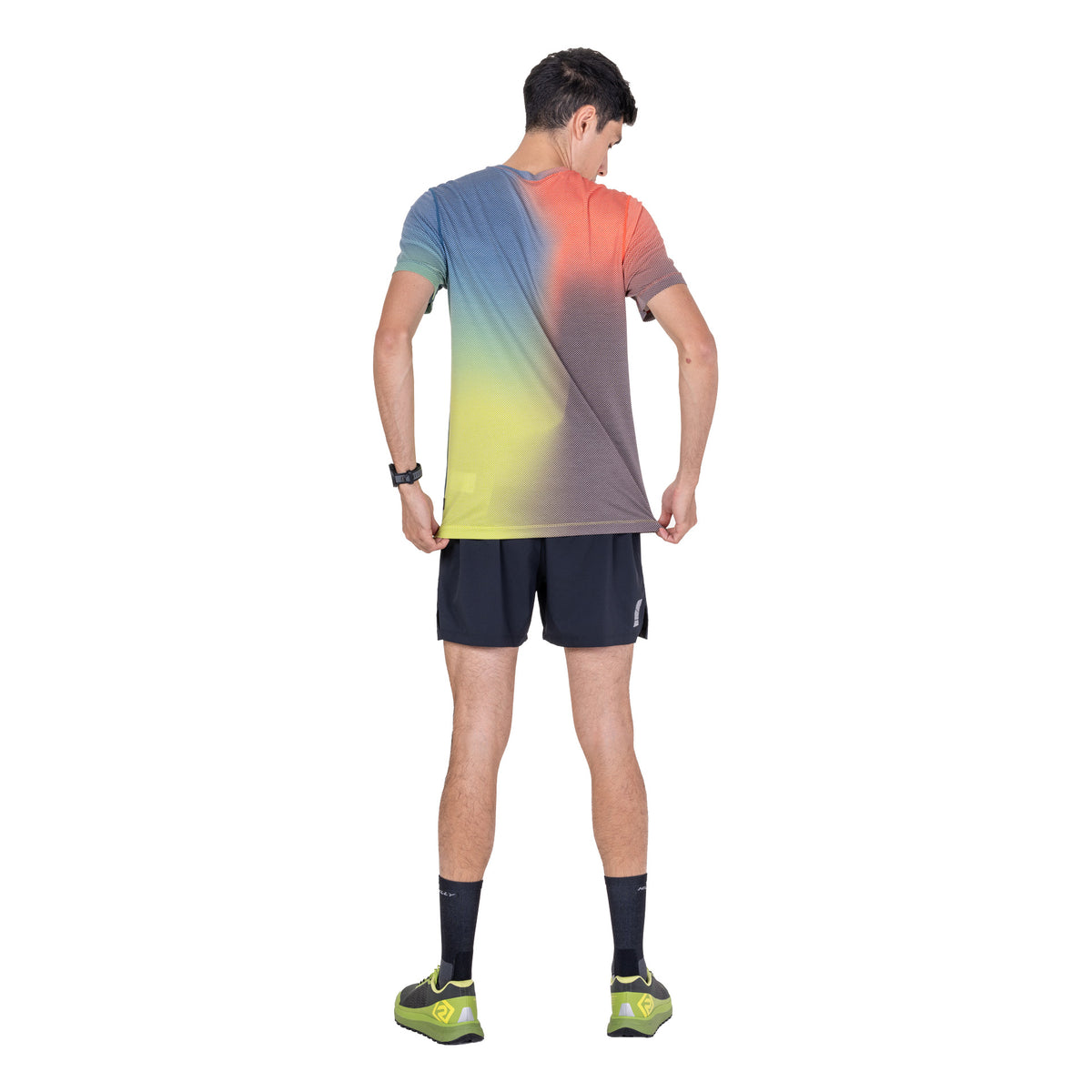 Men's Tech Golden Hour T-Shirt - Red / Multi