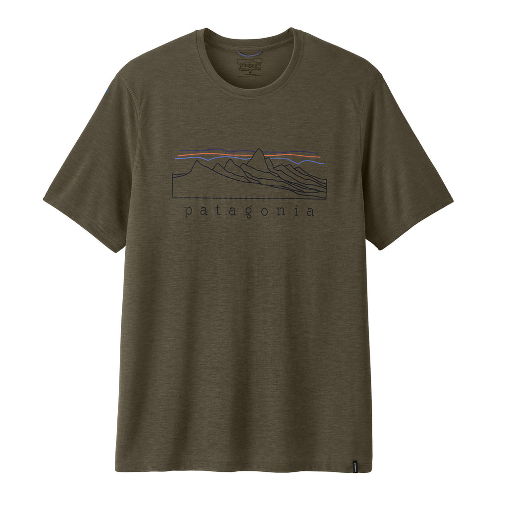 Men's Capilene® Cool Trail T-Shirt - Stratapeaks / Green