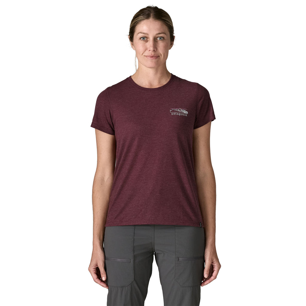 Women's Capilene® Cool Trail T-Shirt - Stratapeaks / Purple