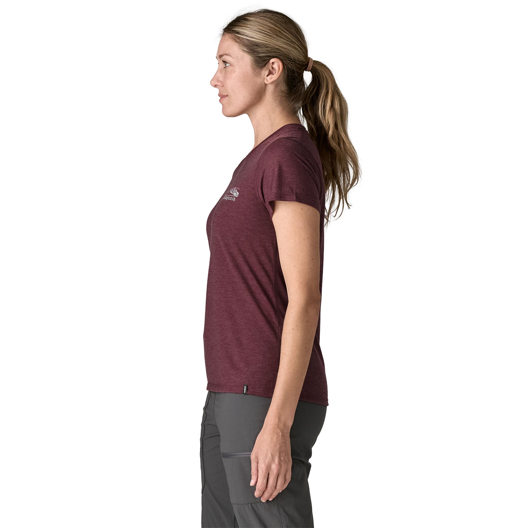 Women's Capilene® Cool Trail T-Shirt - Stratapeaks / Purple